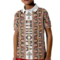 Personalized Ethiopian Tewahedo Angel Orthodox Kid Polo Shirt
