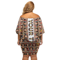 Personalized Ethiopian Tewahedo Angel Orthodox Off Shoulder Short Dress