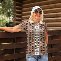 Personalized Ethiopian Tewahedo Angel Orthodox Women Polo Shirt