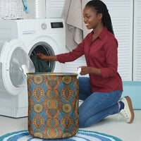 Tribal Earth African Ankara Pattern Laundry Basket