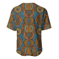 Tribal Earth African Ankara Pattern Baseball Jersey