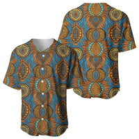 Tribal Earth African Ankara Pattern Baseball Jersey