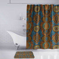 Tribal Earth African Ankara Pattern Bathroom Set