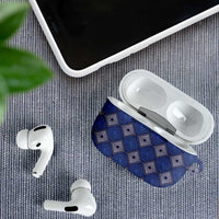 Indigo Diamond African Ankara Pattern AirPods Case