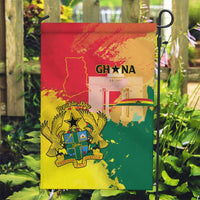 Ghana Republic Day Garden Flag Black Star Square With Coat Of Arms