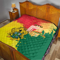 Ghana Republic Day Quilt Black Star Square With Coat Of Arms