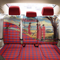 Kenya Adumu Dance Back Car Seat Cover Maasai Shuka Pattern - Kenyan Safari