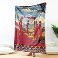 Kenya Adumu Dance Blanket Maasai Shuka Pattern - Kenyan Safari