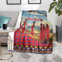Kenya Adumu Dance Blanket Maasai Shuka Pattern - Kenyan Safari