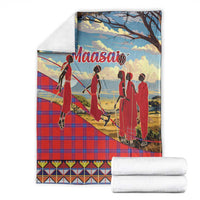 Kenya Adumu Dance Blanket Maasai Shuka Pattern - Kenyan Safari