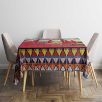 Kenya Adumu Dance Tablecloth Maasai Shuka Pattern - Kenyan Safari