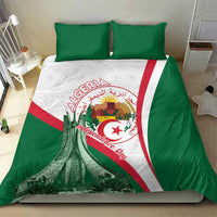 Happy Algeria Independence Day Bedding Set Maqam Echahid Coat Of Arms