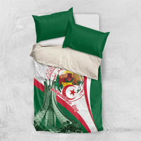 Happy Algeria Independence Day Bedding Set Maqam Echahid Coat Of Arms