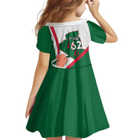 Happy Algeria Independence Day Family Matching Off Shoulder Maxi Dress and Hawaiian Shirt Maqam Echahid Coat Of Arms