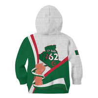 Happy Algeria Independence Day Kid Hoodie Maqam Echahid Coat Of Arms
