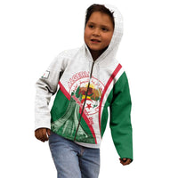 Happy Algeria Independence Day Kid Hoodie Maqam Echahid Coat Of Arms