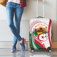 Happy Algeria Independence Day Luggage Cover Maqam Echahid Coat Of Arms