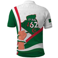 Happy Algeria Independence Day Polo Shirt Maqam Echahid Coat Of Arms