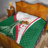 Happy Algeria Independence Day Quilt Maqam Echahid Coat Of Arms