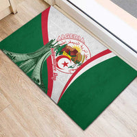 Happy Algeria Independence Day Rubber Doormat Maqam Echahid Coat Of Arms