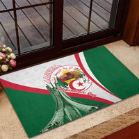 Happy Algeria Independence Day Rubber Doormat Maqam Echahid Coat Of Arms