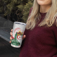 Happy Algeria Independence Day Tumbler Cup Maqam Echahid Coat Of Arms