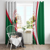 Happy Algeria Independence Day Window Curtain Maqam Echahid Coat Of Arms