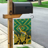 South Africa Rugby Custom Garden Flag Forever Green Forever Gold