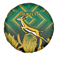 South Africa Rugby Custom Spare Tire Cover Forever Green Forever Gold