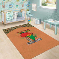 Africa in Solidarity with Traore Area Rug Africa For Africans