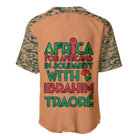Africa in Solidarity with Traore Baseball Jersey Africa For Africans