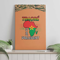 Africa in Solidarity with Traore Canvas Wall Art Africa For Africans