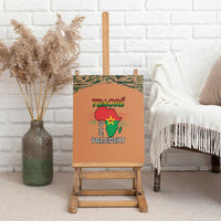 Africa in Solidarity with Traore Canvas Wall Art Africa For Africans