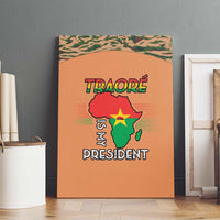 Africa in Solidarity with Traore Canvas Wall Art Africa For Africans