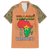 Africa in Solidarity with Traore Family Matching Off Shoulder Short Dress and Hawaiian Shirt Africa For Africans