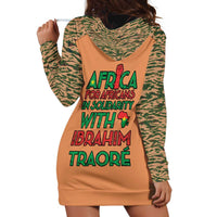Africa in Solidarity with Traore Hoodie Dress Africa For Africans