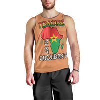 Africa in Solidarity with Traore Men Tank Top Africa For Africans