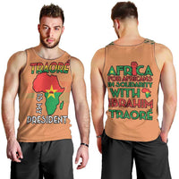 Africa in Solidarity with Traore Men Tank Top Africa For Africans
