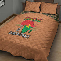 Africa in Solidarity with Traore Quilt Bed Set Africa For Africans