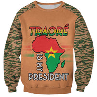 Africa in Solidarity with Traore Sweatshirt Africa For Africans