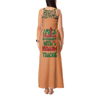 Africa in Solidarity with Traore Tank Maxi Dress Africa For Africans