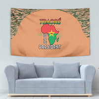 Africa in Solidarity with Traore Tapestry Africa For Africans