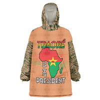 Africa in Solidarity with Traore Wearable Blanket Hoodie Africa For Africans