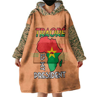 Africa in Solidarity with Traore Wearable Blanket Hoodie Africa For Africans