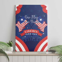 Happy Liberia Flag Day Canvas Wall Art One Flag One People - Wonder Print Shop