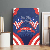 Happy Liberia Flag Day Canvas Wall Art One Flag One People - Wonder Print Shop