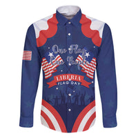 Personalized Happy Liberia Flag Day Family Matching Puletasi and Hawaiian Shirt One Flag One People - Wonder Print Shop
