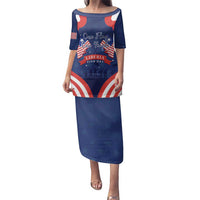 Personalized Happy Liberia Flag Day Family Matching Puletasi and Hawaiian Shirt One Flag One People - Wonder Print Shop