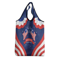 Happy Liberia Flag Day Grocery Bag One Flag One People - Wonder Print Shop
