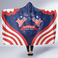 Happy Liberia Flag Day Hooded Blanket One Flag One People - Wonder Print Shop